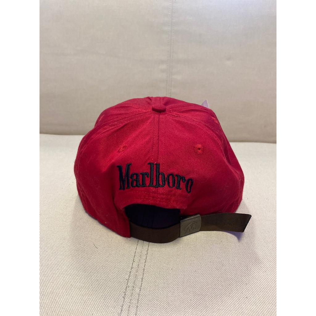 Vintage Marlboro Country Store Red Adjustable Strapback Trucker Hat