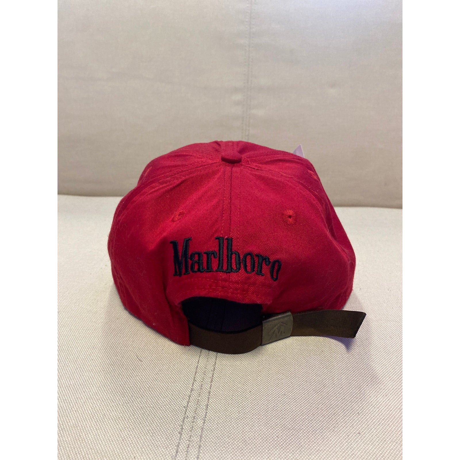 Vintage Marlboro Country Store Red Adjustable Strapback Trucker Hat