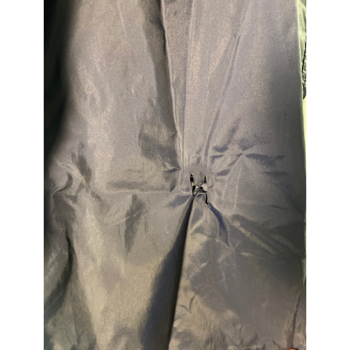 Nike Navy Blue Track Pants Men's Size XL Ankle Zip Pull On Pockets