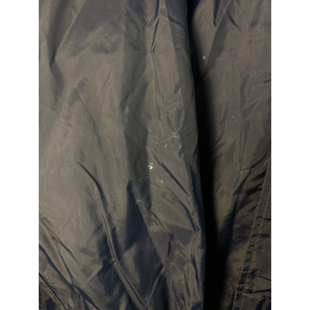 Vintage Logo 7 Cowboys Satin Button Snap Full Zip Navy Windbreaker Jacket XL