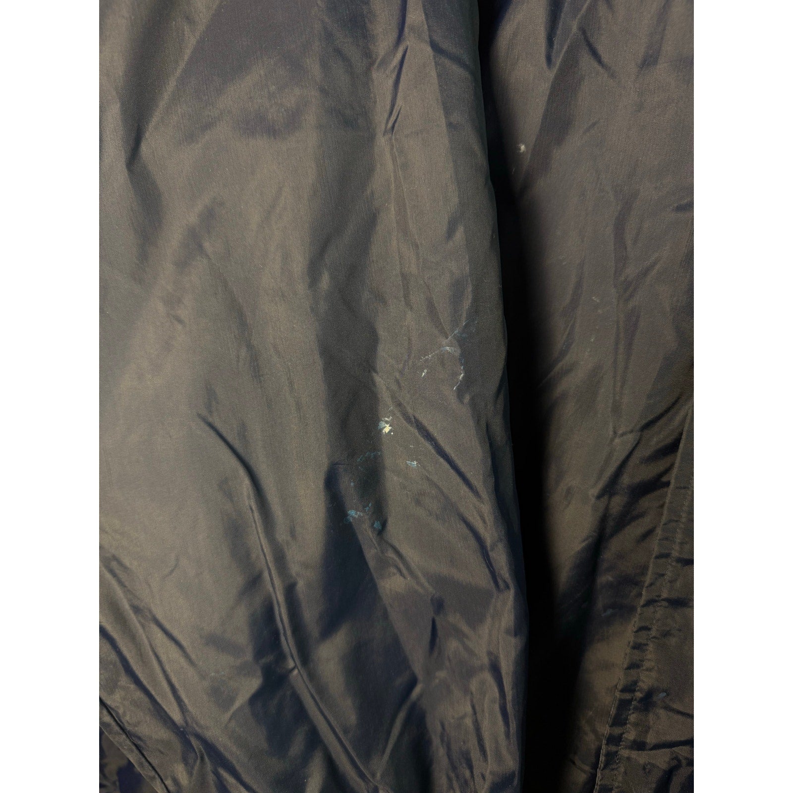 Vintage Logo 7 Cowboys Satin Button Snap Full Zip Navy Windbreaker Jacket XL