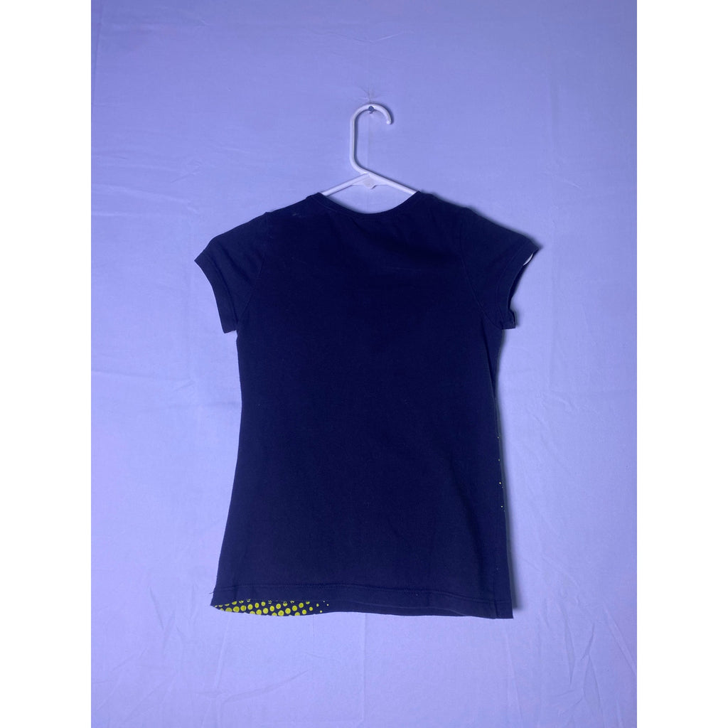 Disney Hip Girls Camp Rock Black T-Shirt Demi Lovato &amp; Joe Jonas Size XS