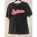 Alstyle Apparel & Activewear Shirt Indiana Pink Graphic Print Unisex Black Shirt Size Large