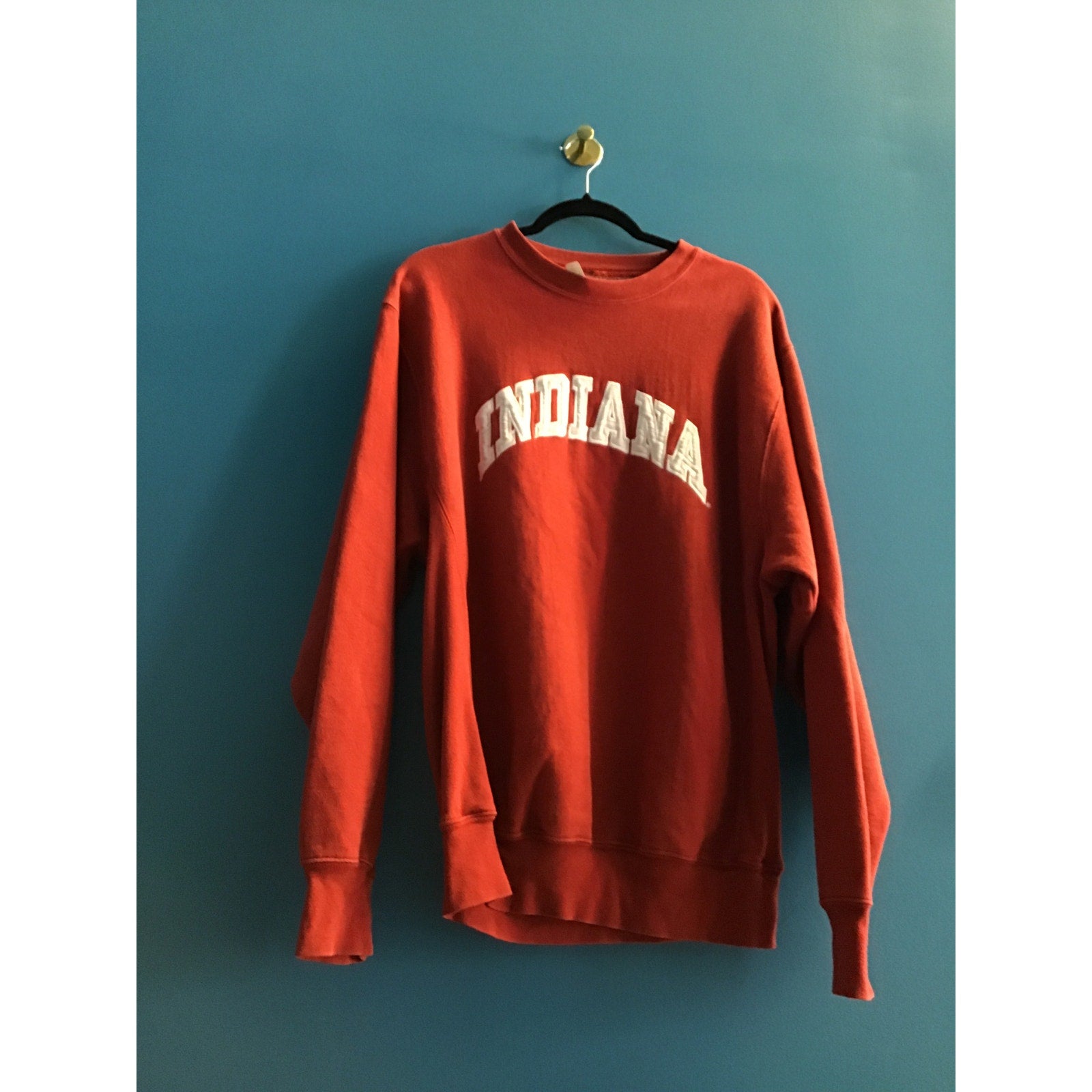 Steve & Barry's IU INDIANA Crewneck Long Sleeve Sweatshirt Men's Size Medium