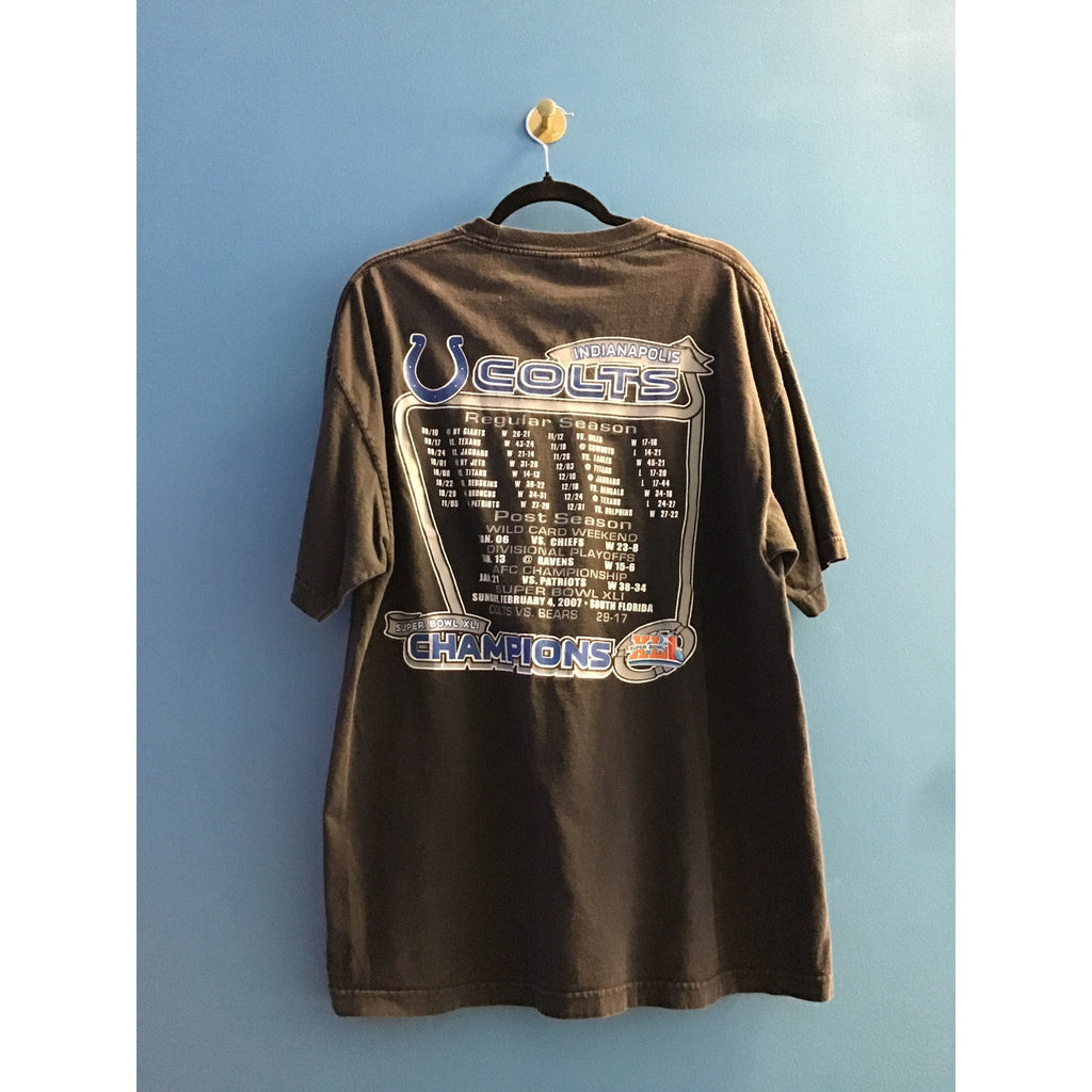 Alstyle Apparel & Activewear Superbowl XLI Champions Colts Indianapolis Shirt XL