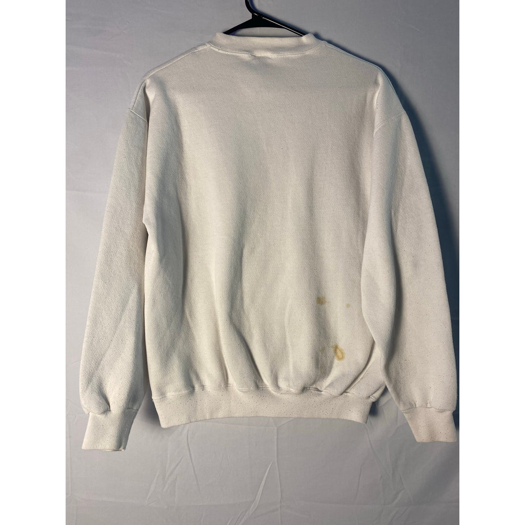 Hoosiers Of Indiana SINCE 1820 White Crewneck Sweater Men's Size Large Pullover