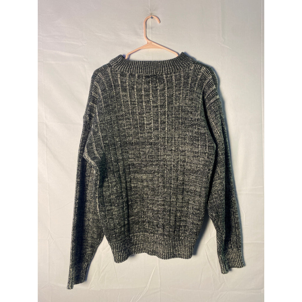 Green Vintage Chevron Sweater