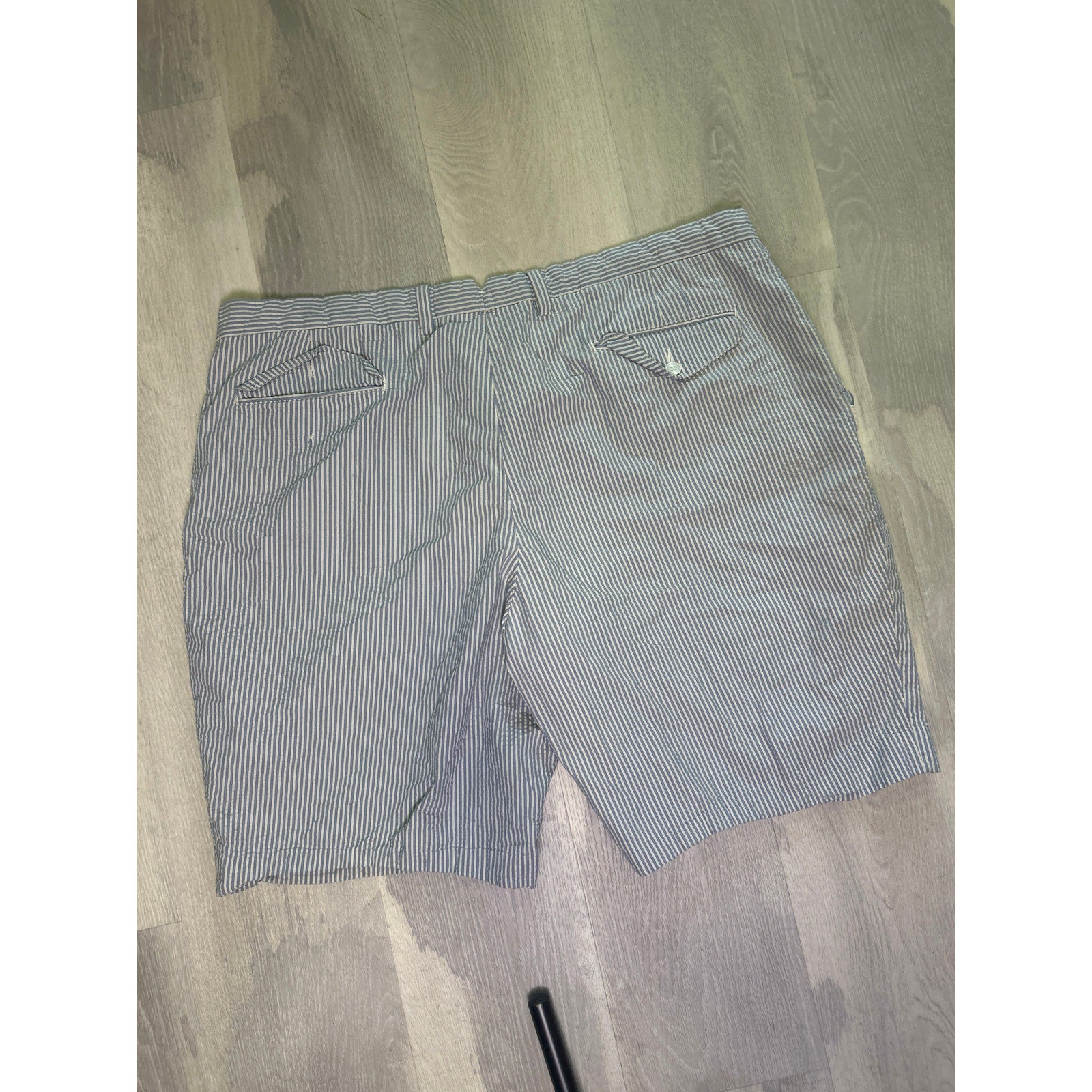 Polo by Ralph Lauren Blue White Striped Chino Shorts Men's Size 42