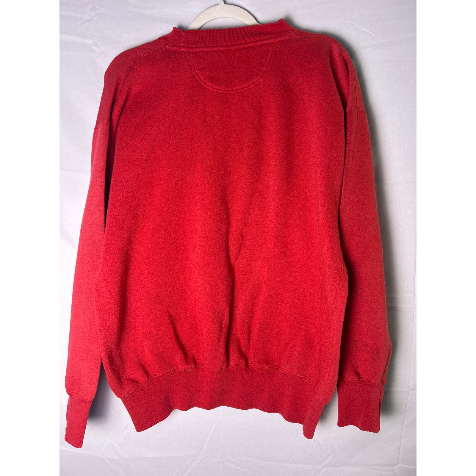 Midwest Embroidery INDIANA Hoosiers Crew Neck Red Sweatshirt Women's Size Large
