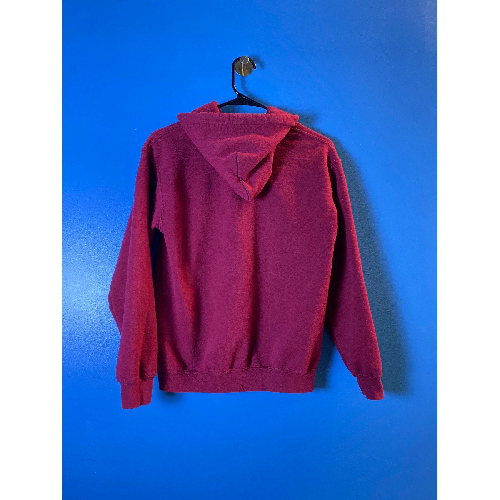 INDIANA Hoosiers IU Print Red Pullover Hoodie Men's Size Small