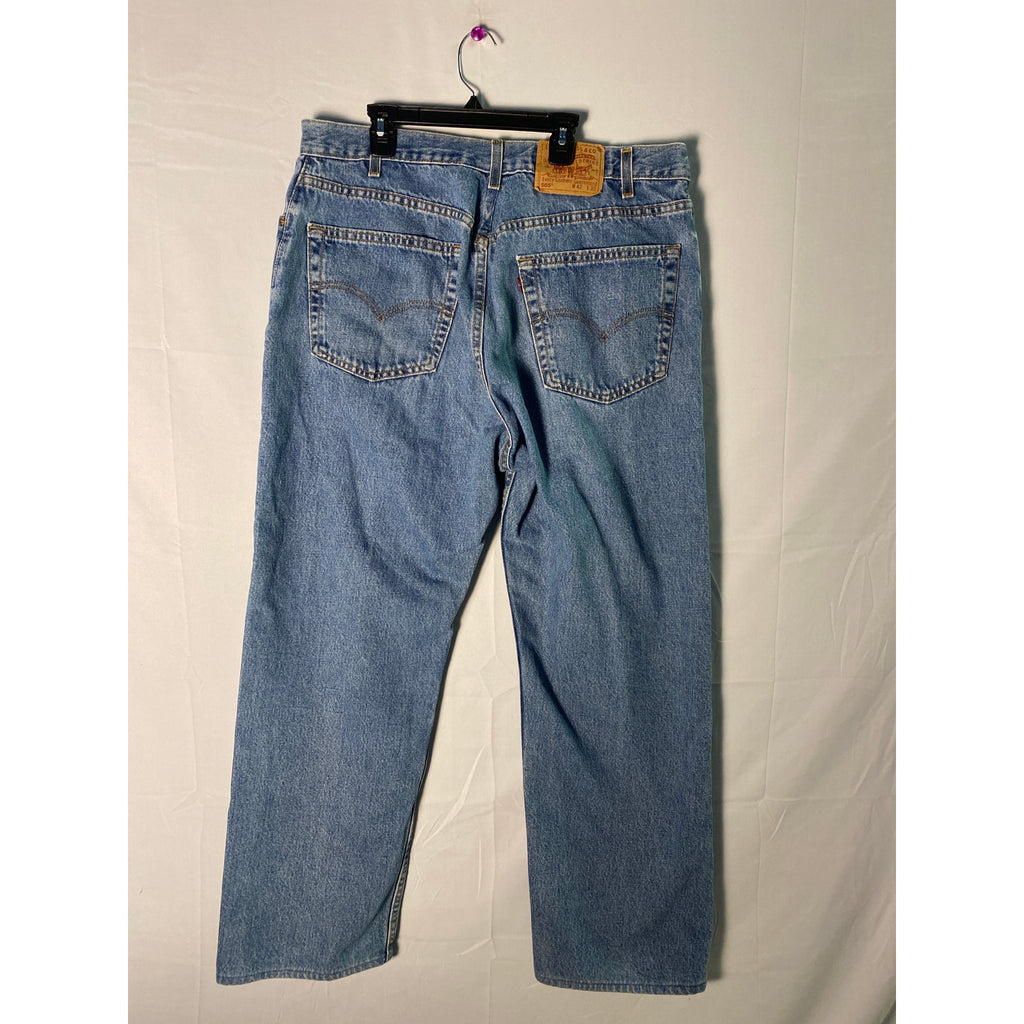 Vintage Levi’s 505 Blue Denim Straight Leg Medium Wash Jeans Men's Size 42x30