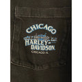Harley Davidson Chicago, IL Graphic Print Pocket Tee Black Shirt Men's Size XL