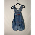 Y2K Tommy Hilfiger Blue Denim Shorts Overalls Side Pockets Women's Small
