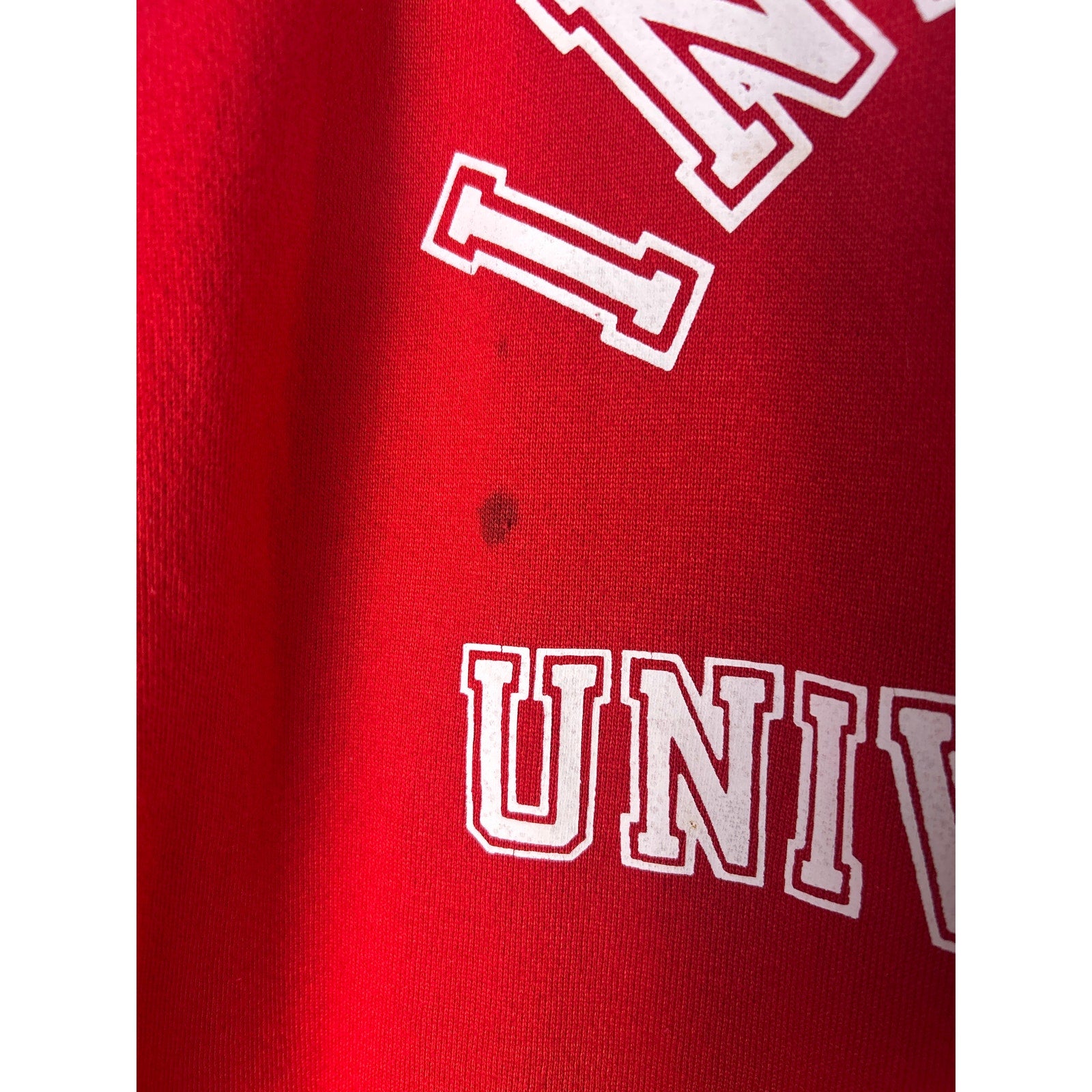 Tultex IU Indiana University Red Crewneck Pullover Sweatshirt Women's Plus 3X