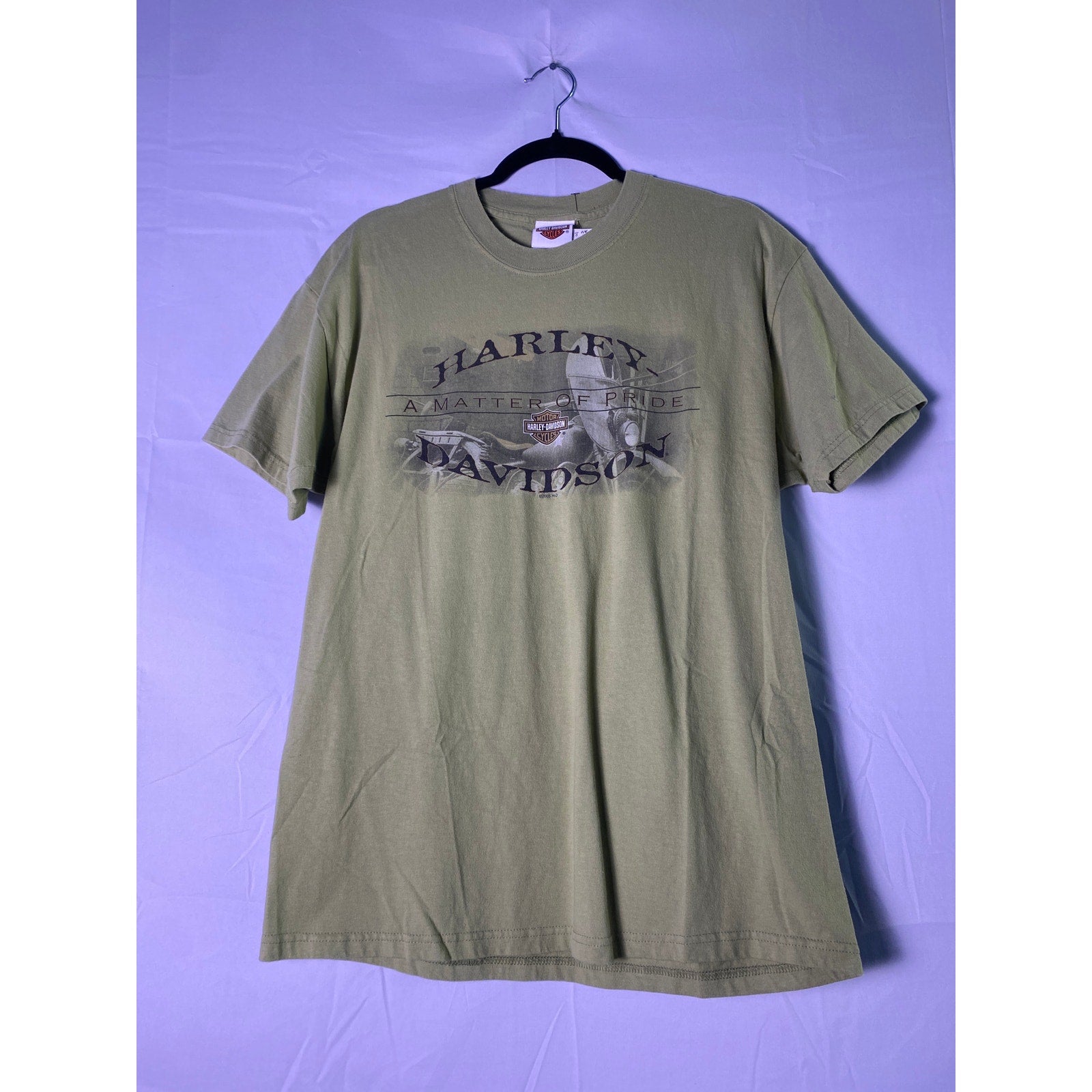 Harley Davidson INDYWEST Plainfield, Indiana Green Shirt Men's Size Large