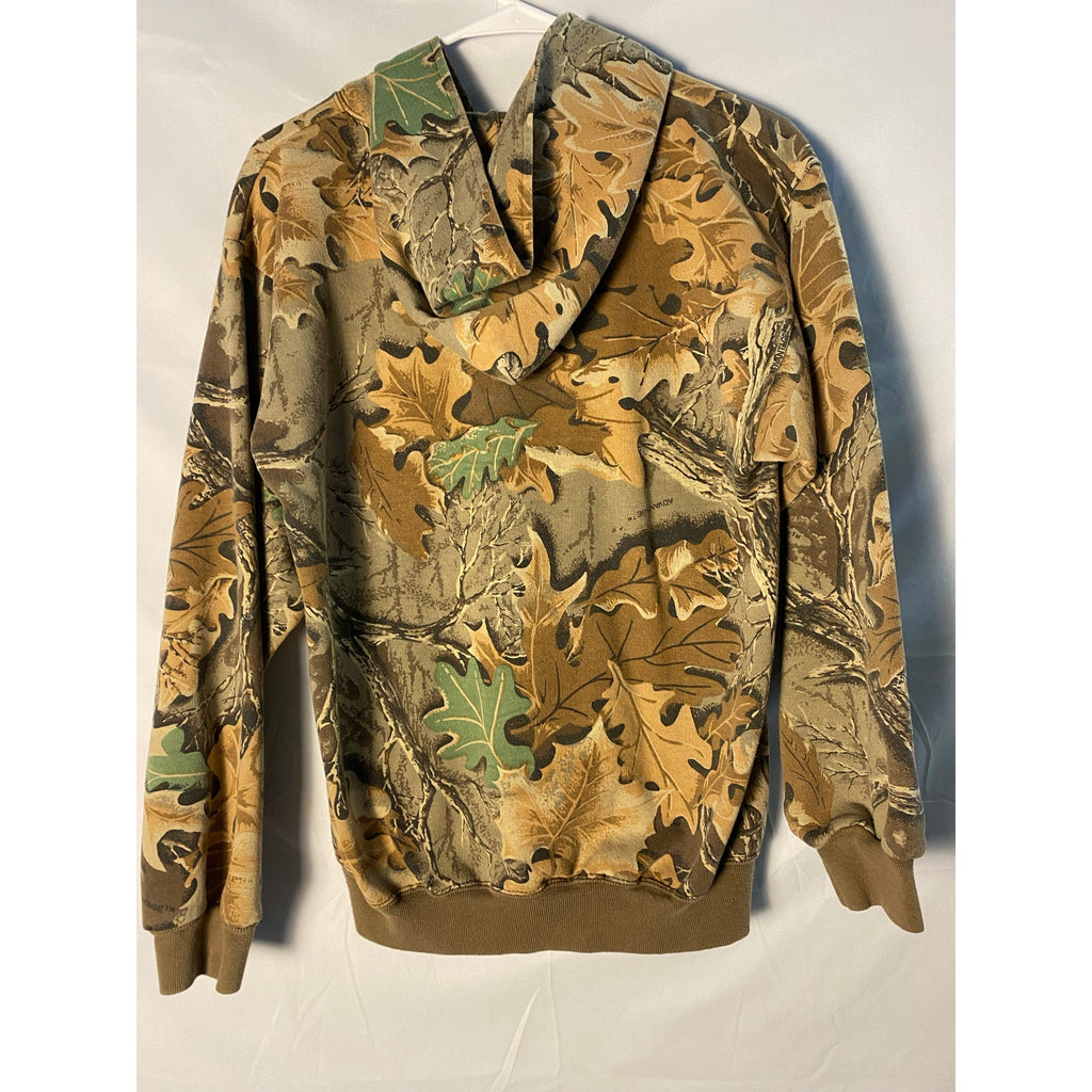 Vintage Camo Zip-Up Hoodie