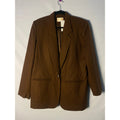 80s Vintage Pendleton Brown Wool Blazer Jacket Women's Large Career Business