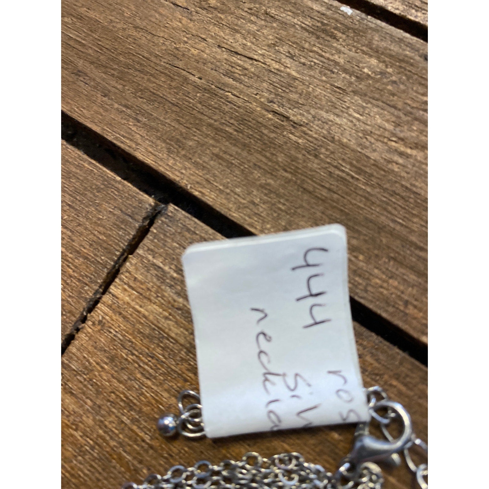 Gold and Silver Toned Tiered Chain Style Necklace