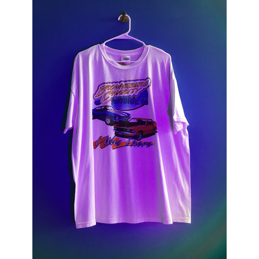 Hanes Brownsburg Charity Cruise In I was there Race-Car Racing Shirt Adult 2XL