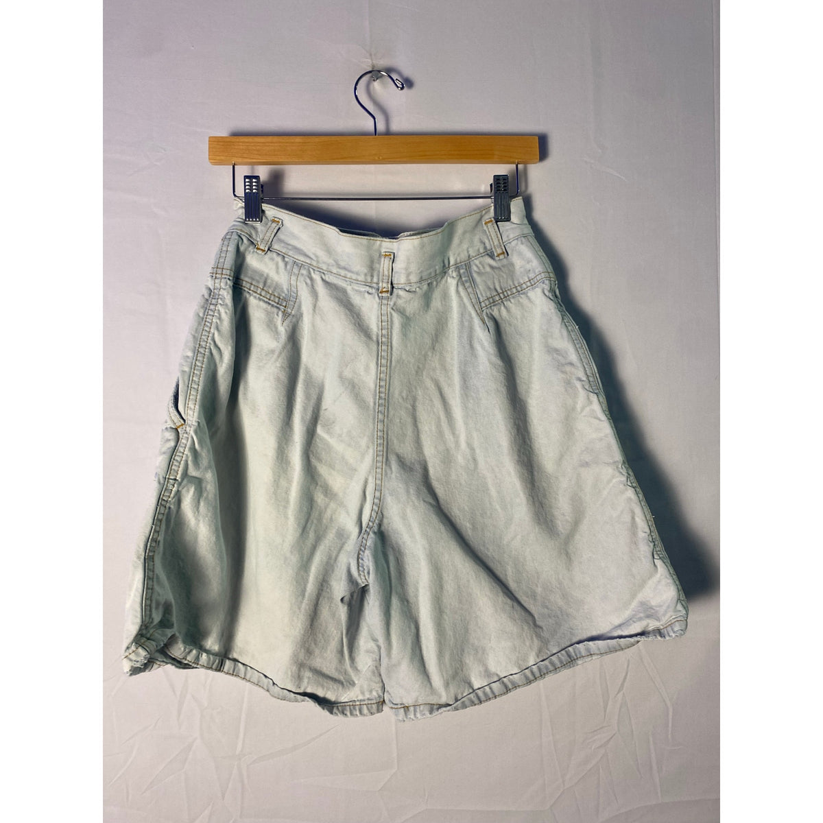 Vintage 80’s &nbsp;Alfredo Venini High Waisted Pleated Mom Jeans Light Wash Large