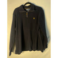Vintage Polo by Ralph Lauren Navy Blue Polo Sweater Quarter Zip Pullover XL