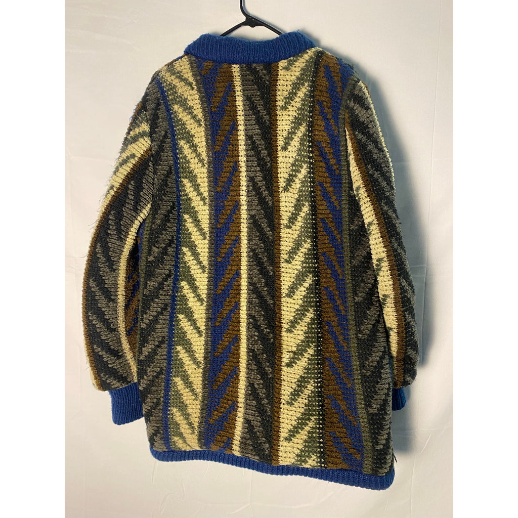 John Weltz Thick Zip-Up Sweater w/Nylon Lining