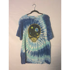 Liquid Blue Grateful Dead Tie Dye Skull Space Head Reprint Men's Size Large