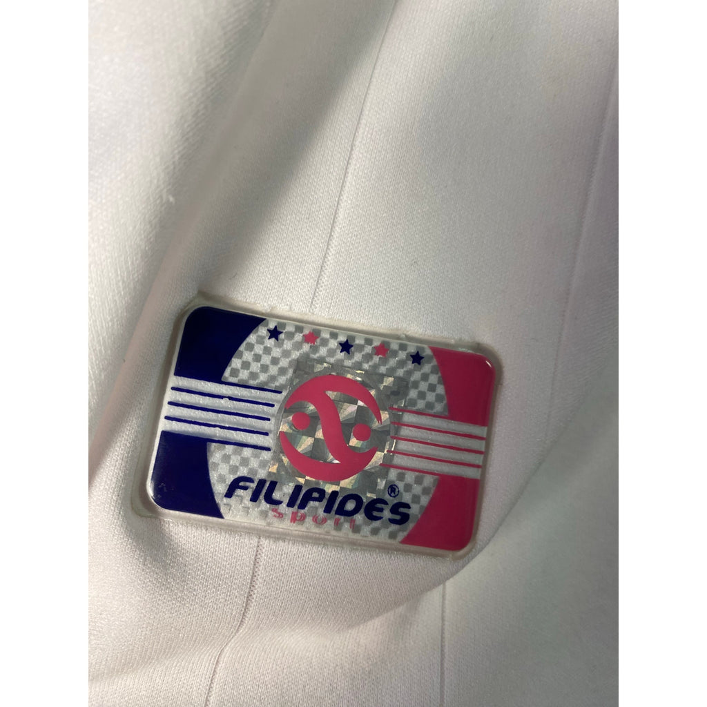 Vintage 90s Filpides Real Madrid Away Jersey SIEMENS Rubber Embroidered Logo Large