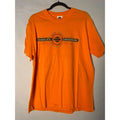Harley Davidson Since 1903 IndyWest Plainfield, IN Graphic Orange Shirt Large