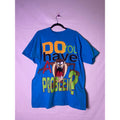 Vintage 1997 Warner Bros Looney Tunes Tasmanian Devil T-Shirt Blue Men's Large