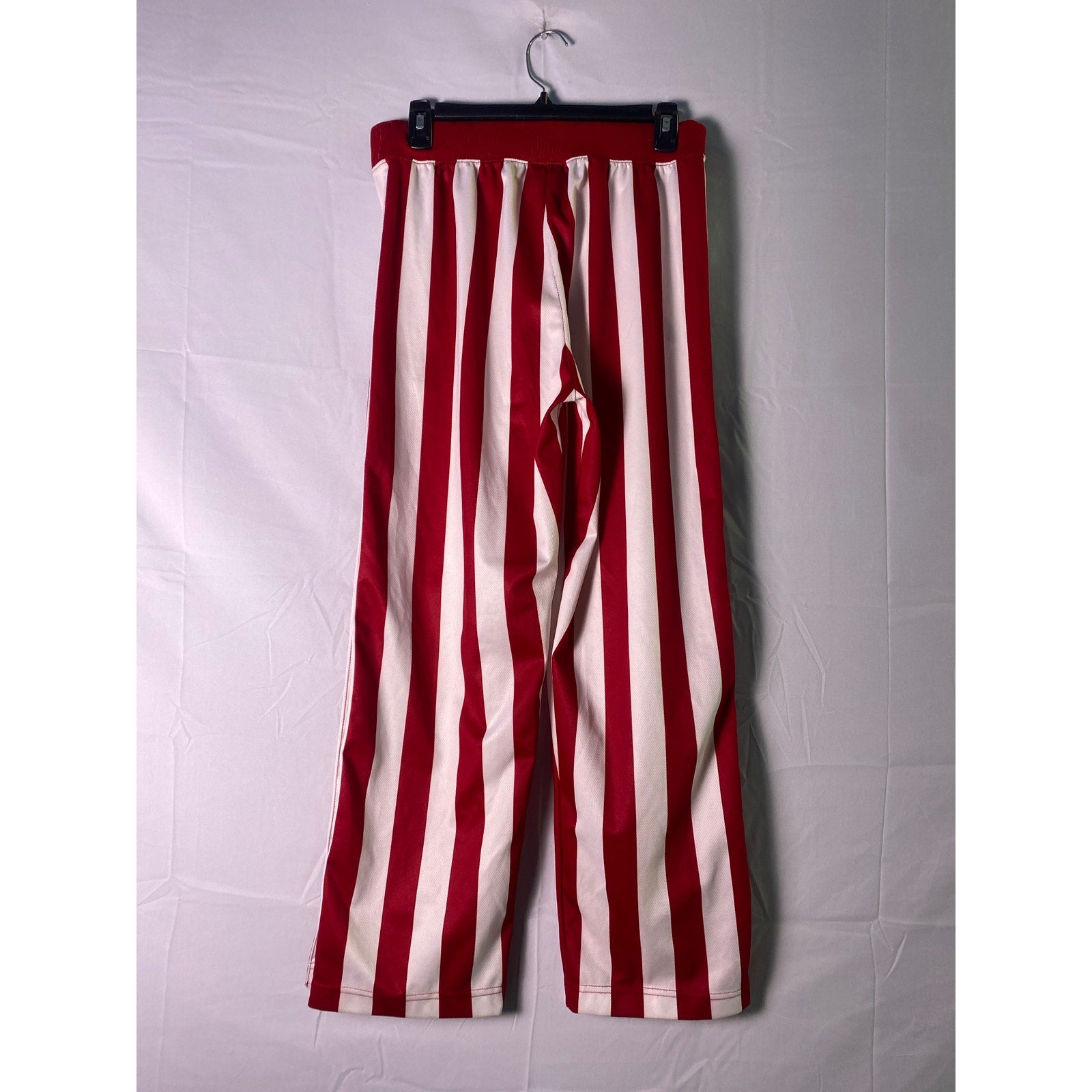adidas Indiana University Candy Red White Stripe Basketball Pants Youth Large