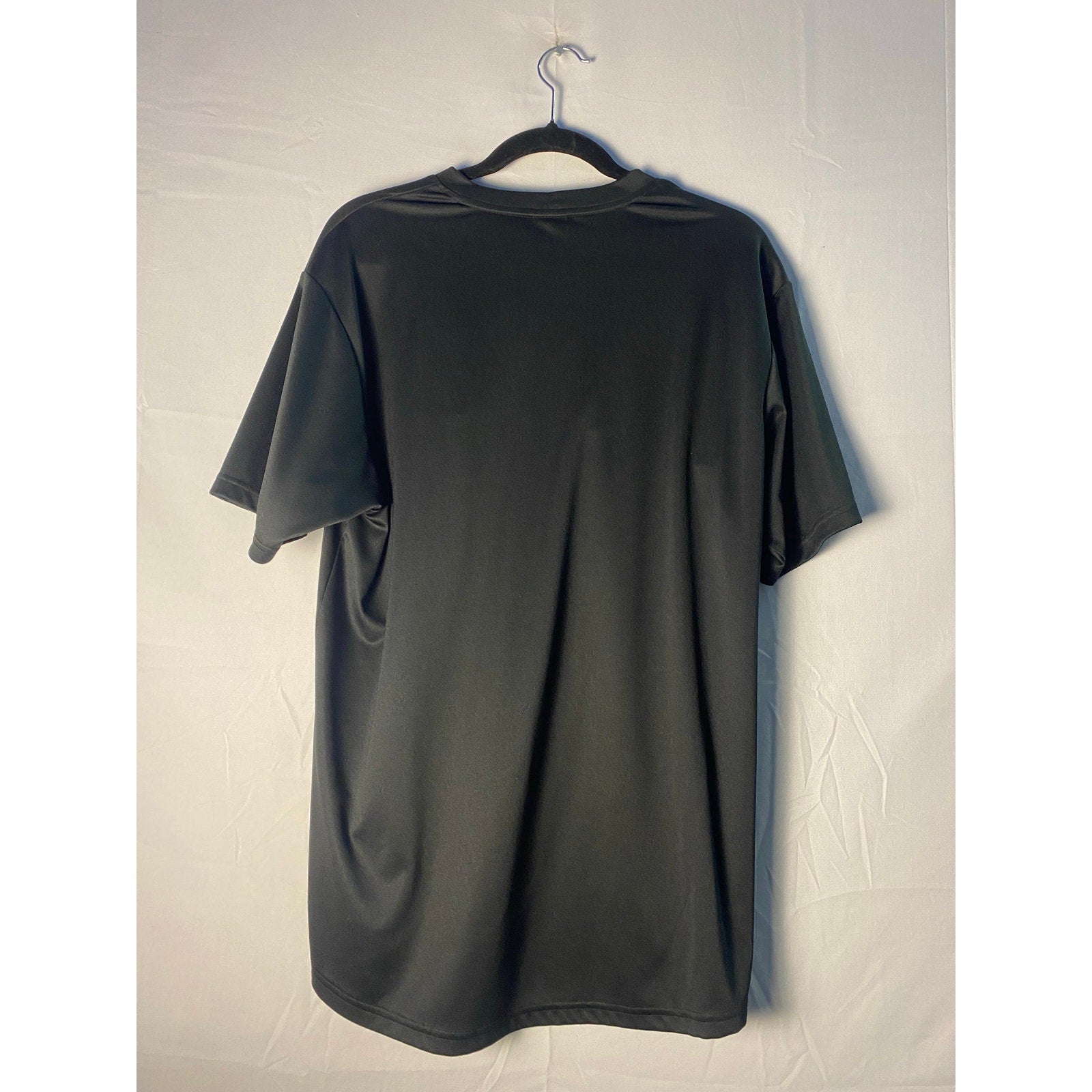 Y2K Nike Center Badge Black Tee Soccer Training Shirt Men's Size Medium