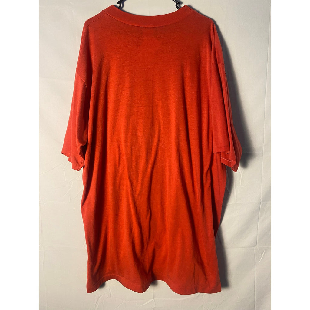 Vintage Indiana University Hoosiers Graphic Print Red Shirt Men's Size 2XL