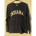Gildan IU Indiana University Long Sleeve Navy Shirt Crewneck Men's Size Small