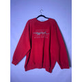 DMX Ruff Ryders Crewneck DIRTY DENIM Ryde or Die Red Sweatshirt Size 3XL
