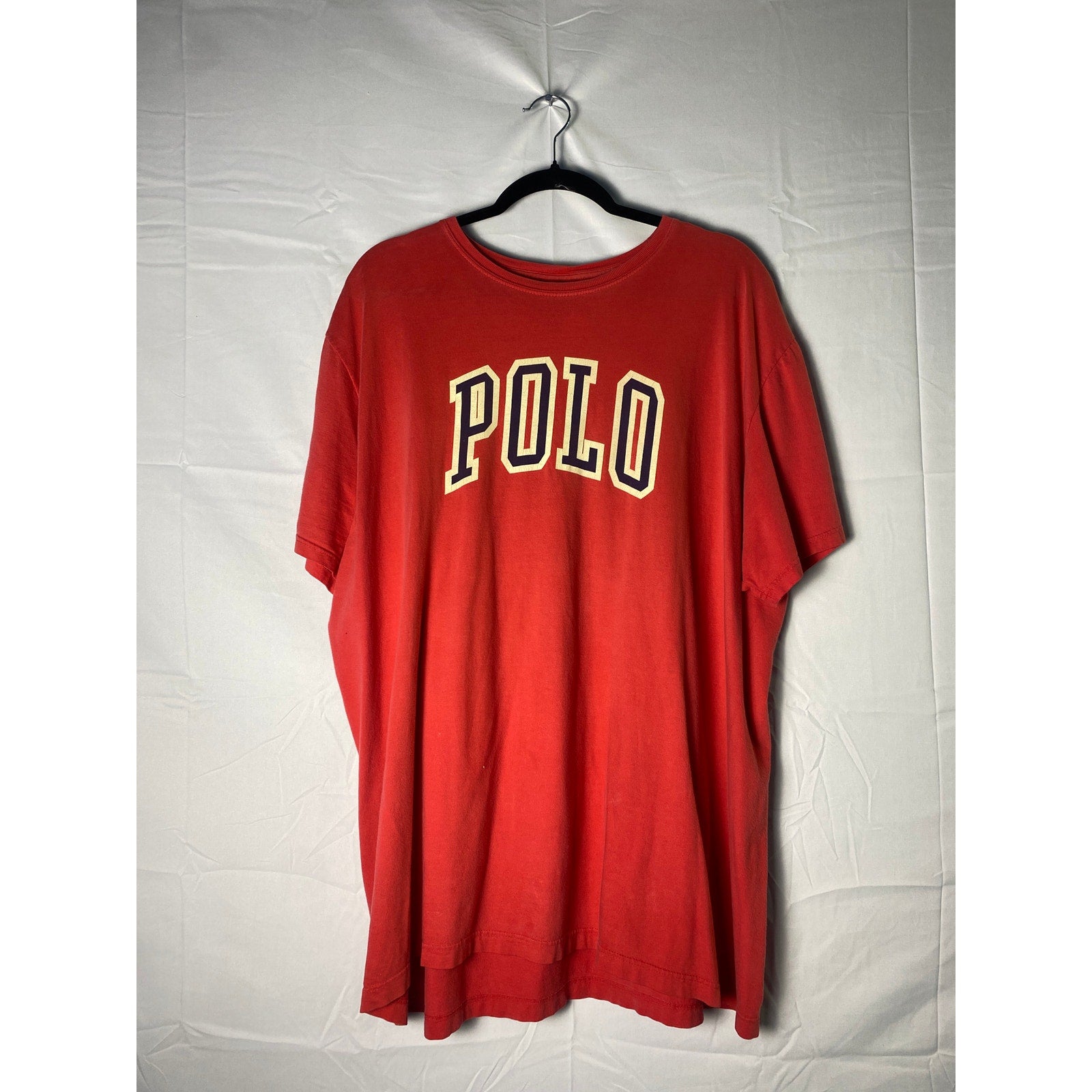 Polo Sport by Ralph Lauren POLO Print Round Neck Red Shirt Men's Size XL