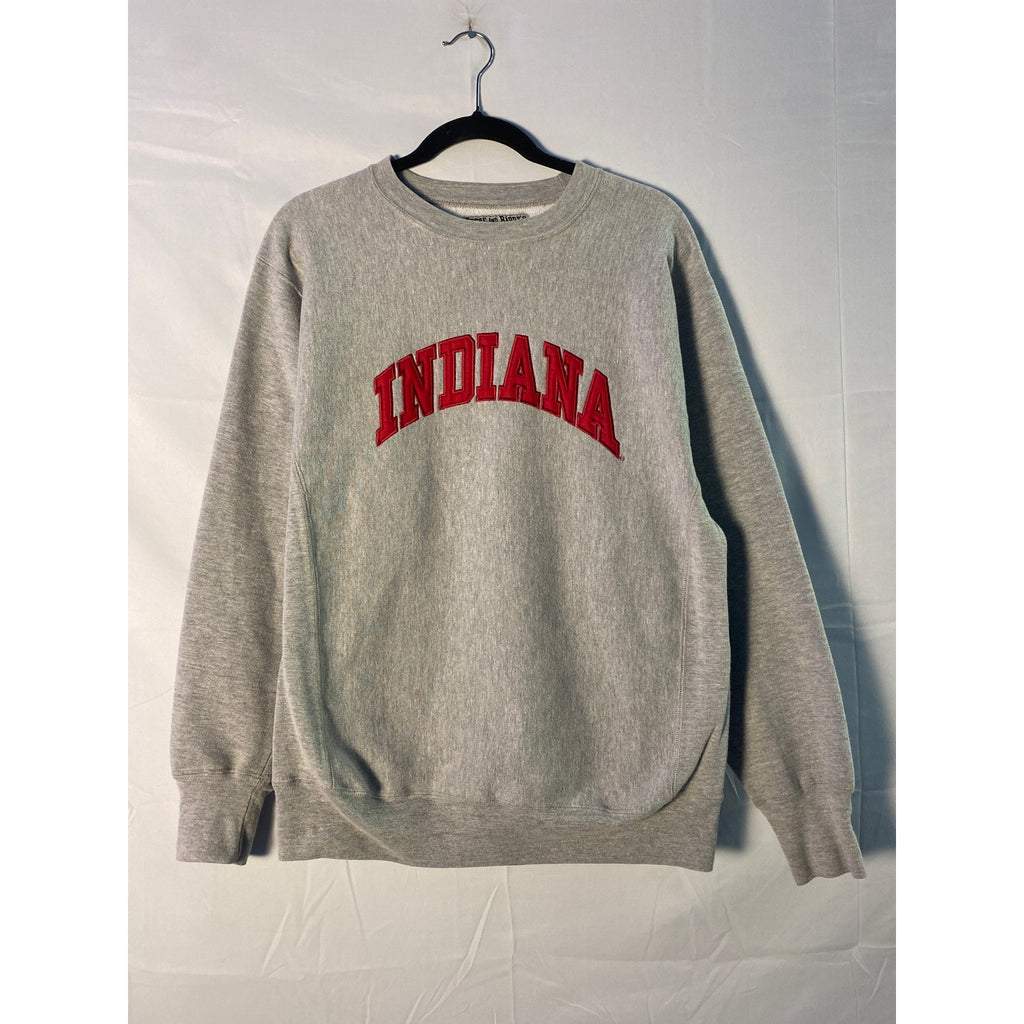 Steve and Barry's Indiana Embroidered Grey Crewneck Sweatshirt Men's Size Small