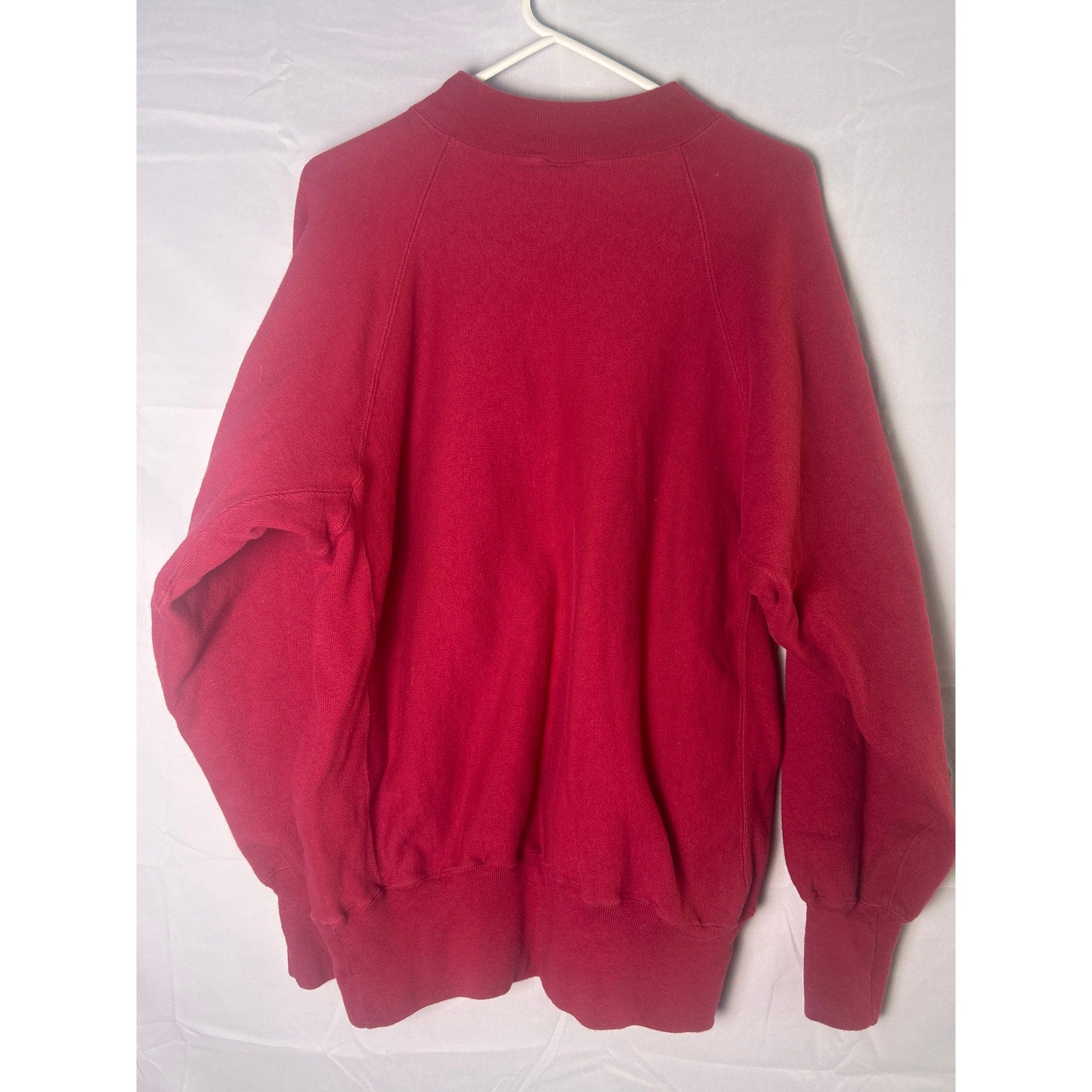 Champion Embroidered INDIANA Crew Neck Red Pullover Sweatshirt Men's Size XL