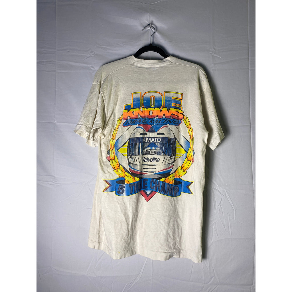 Sport Service Joe Amato Racing Valvoline 5-Time Champ Print Shirt Men's Large