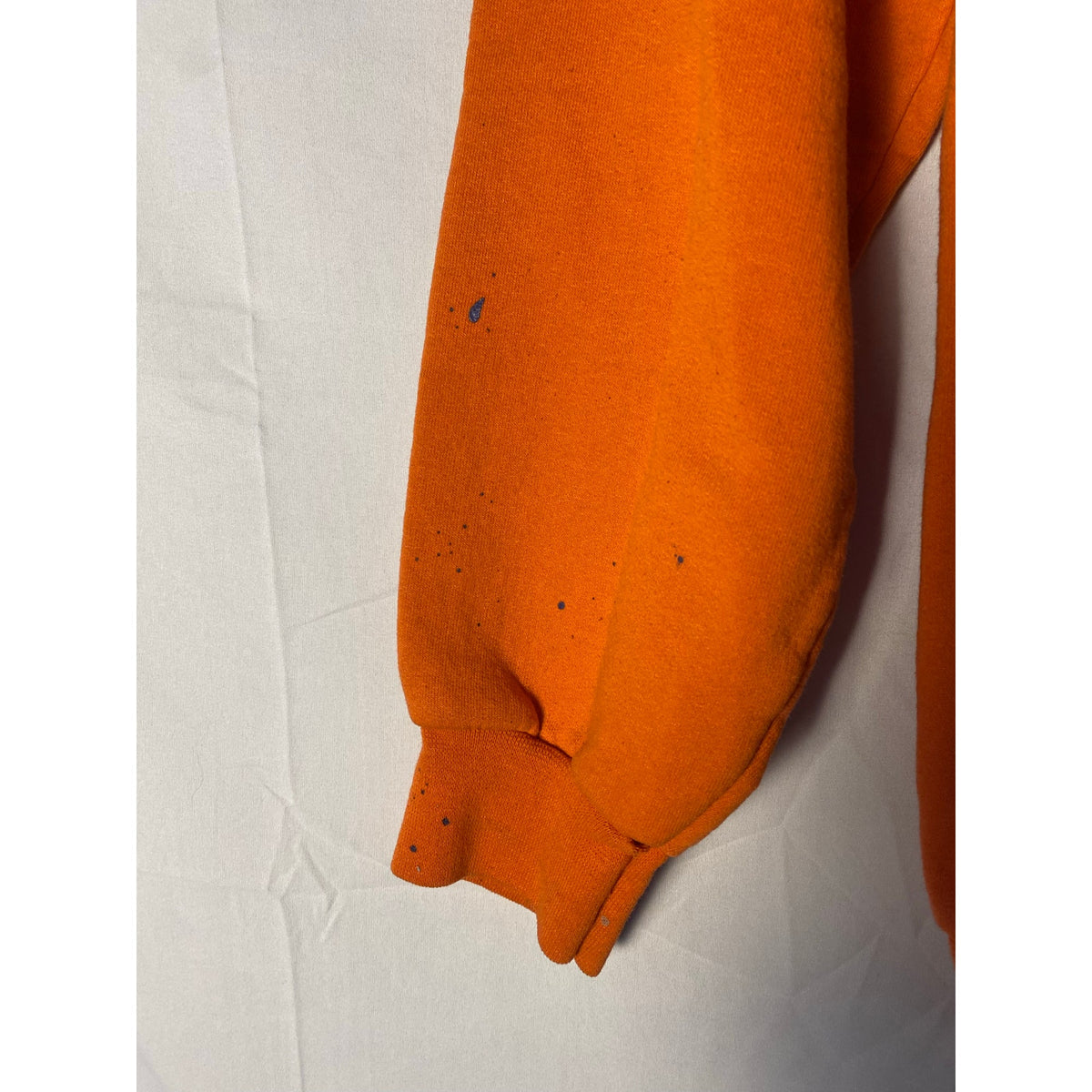Port and Company Indiana Pink Graphic Print Logo Orange Pullover Hoodie Sz Small