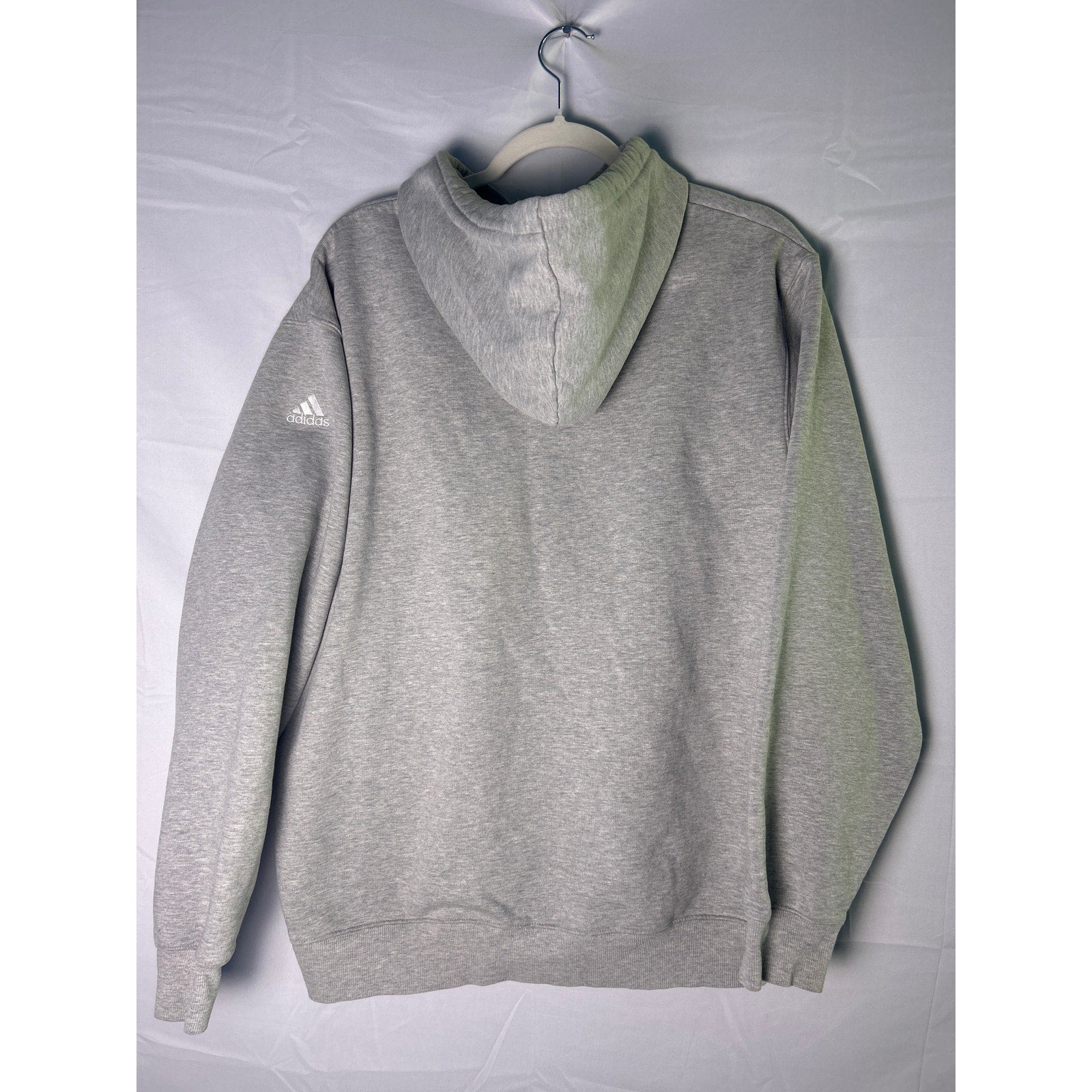Adidas INDIANA Hoosiers Rowing Embroidered Gray Pullover Hoodie Men's Size Large