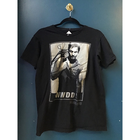 Gildan WWDD? Walking Dead What Would Daryl Do? Norman Reedus T-shirt Small?