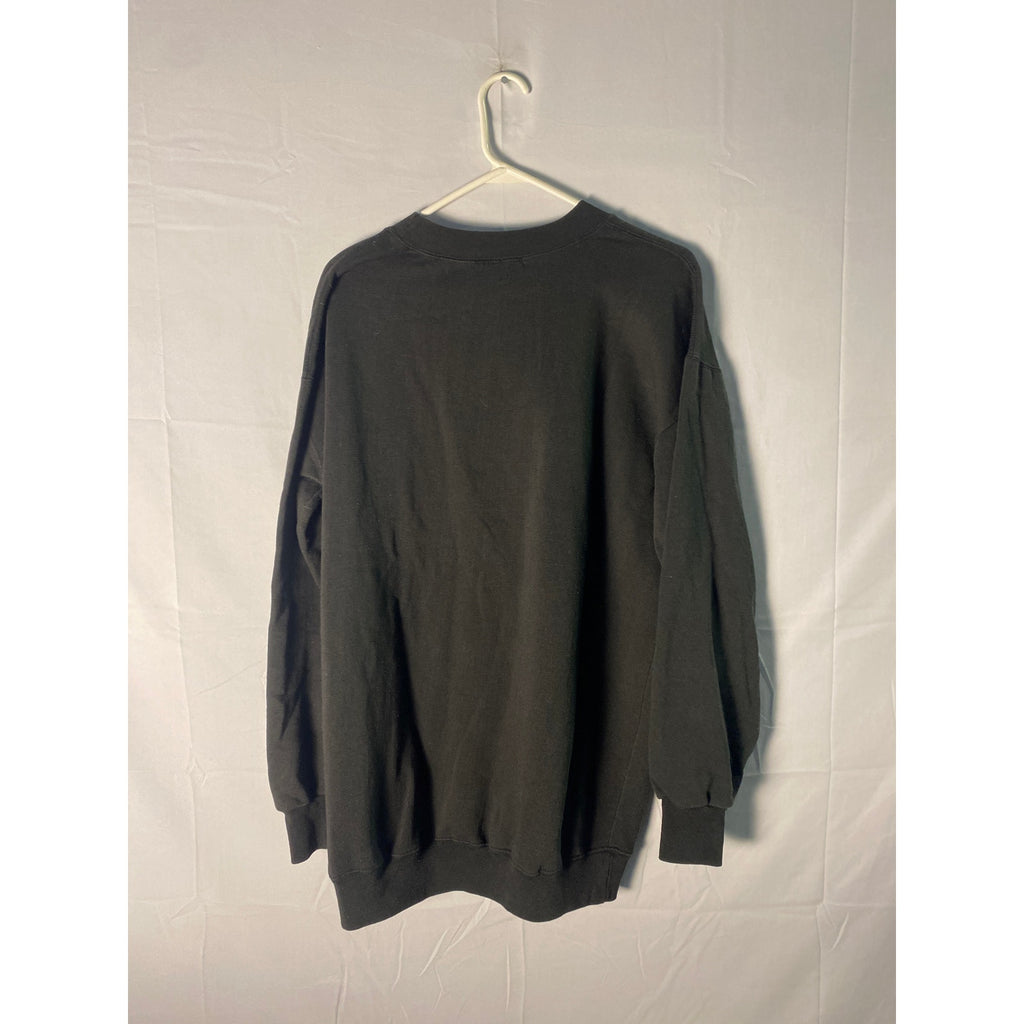 Vintage St. Thomas Black Crewneck Sweatshirt Pullover Women's Size XL