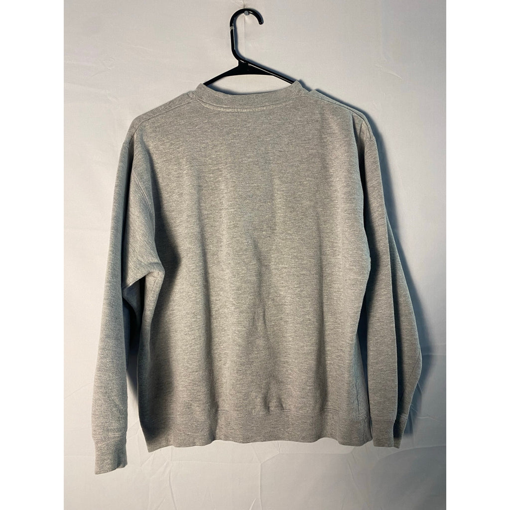 Vintage 90’s Bum Equip Track Stars Gray Crewneck Sweater Men's Size Small