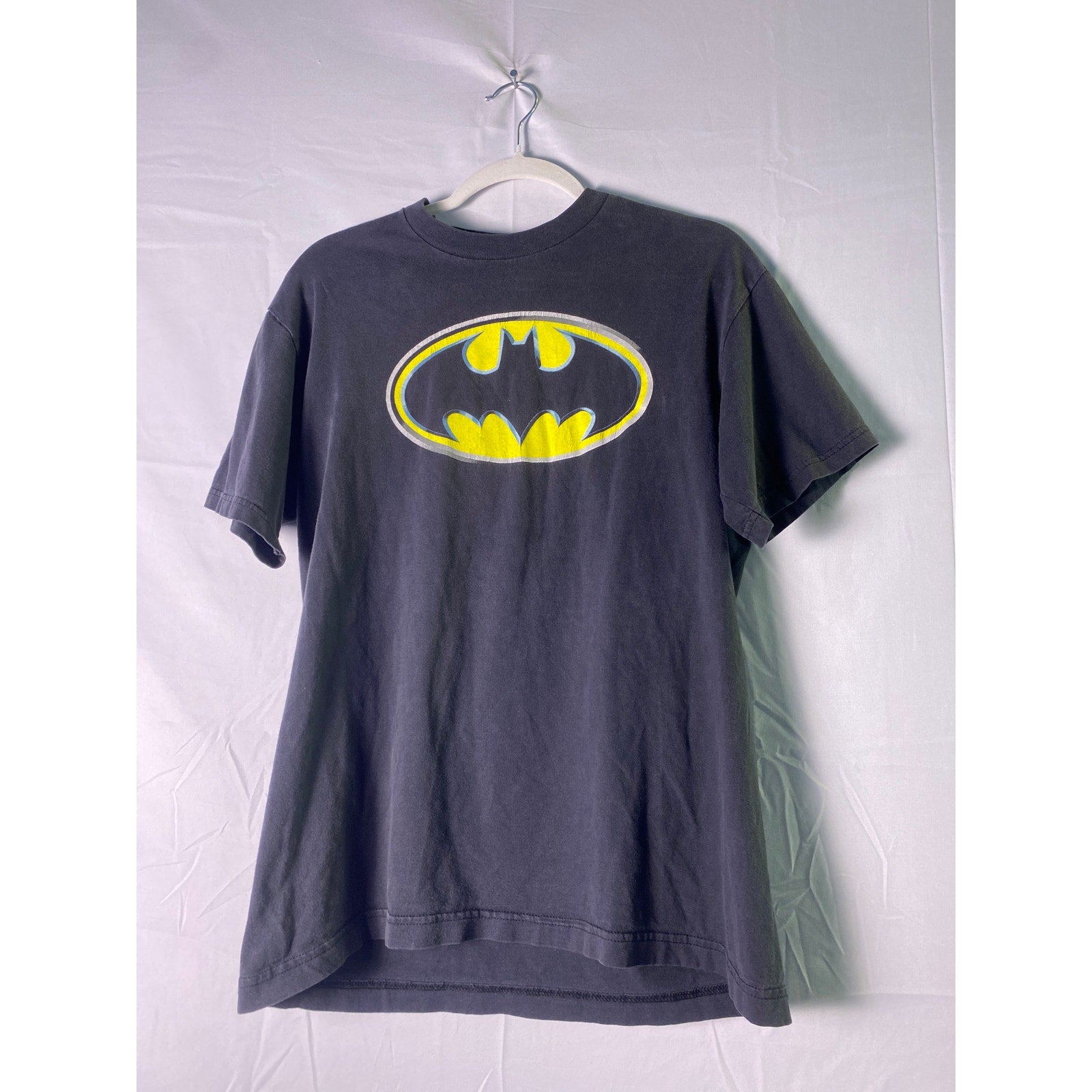 Six Flags Batman Tee Black T-shirt Men's Size Medium
