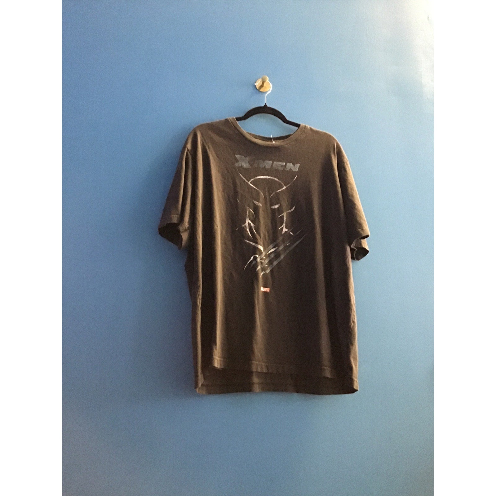 Marvel 2007 Wolverine Print Black T-shirt Crew Neck Men's Size XL