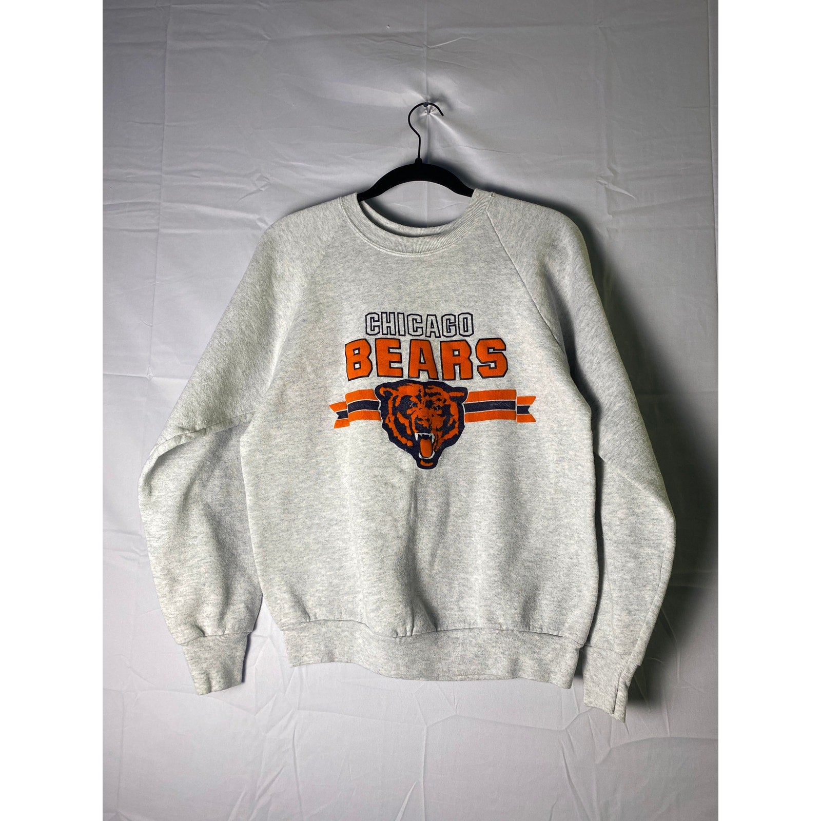 Fruit of the Loom NFL CHICAGO BEARS Gray Crew Neck Sweatshirt Adult Size Large