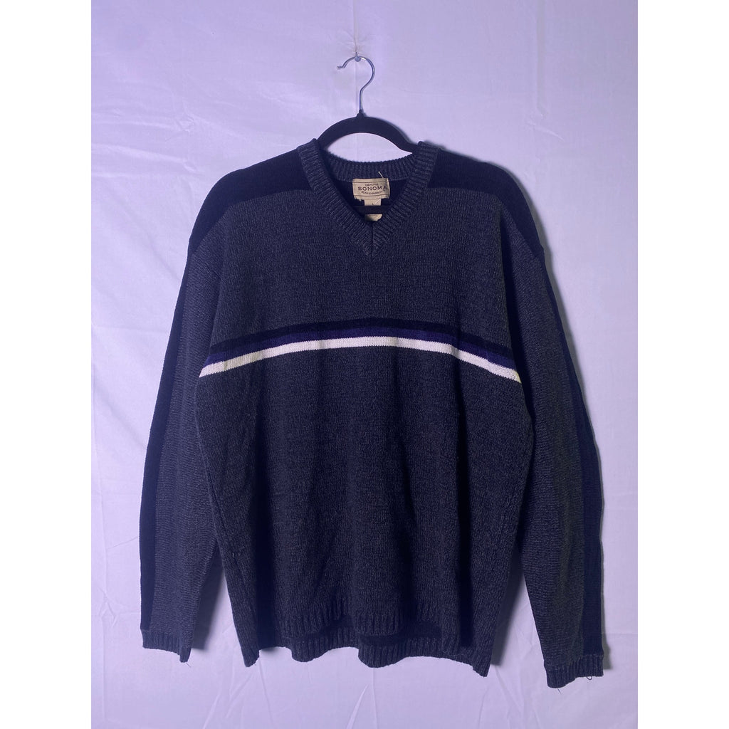 Sonoma Grey and Black sweater