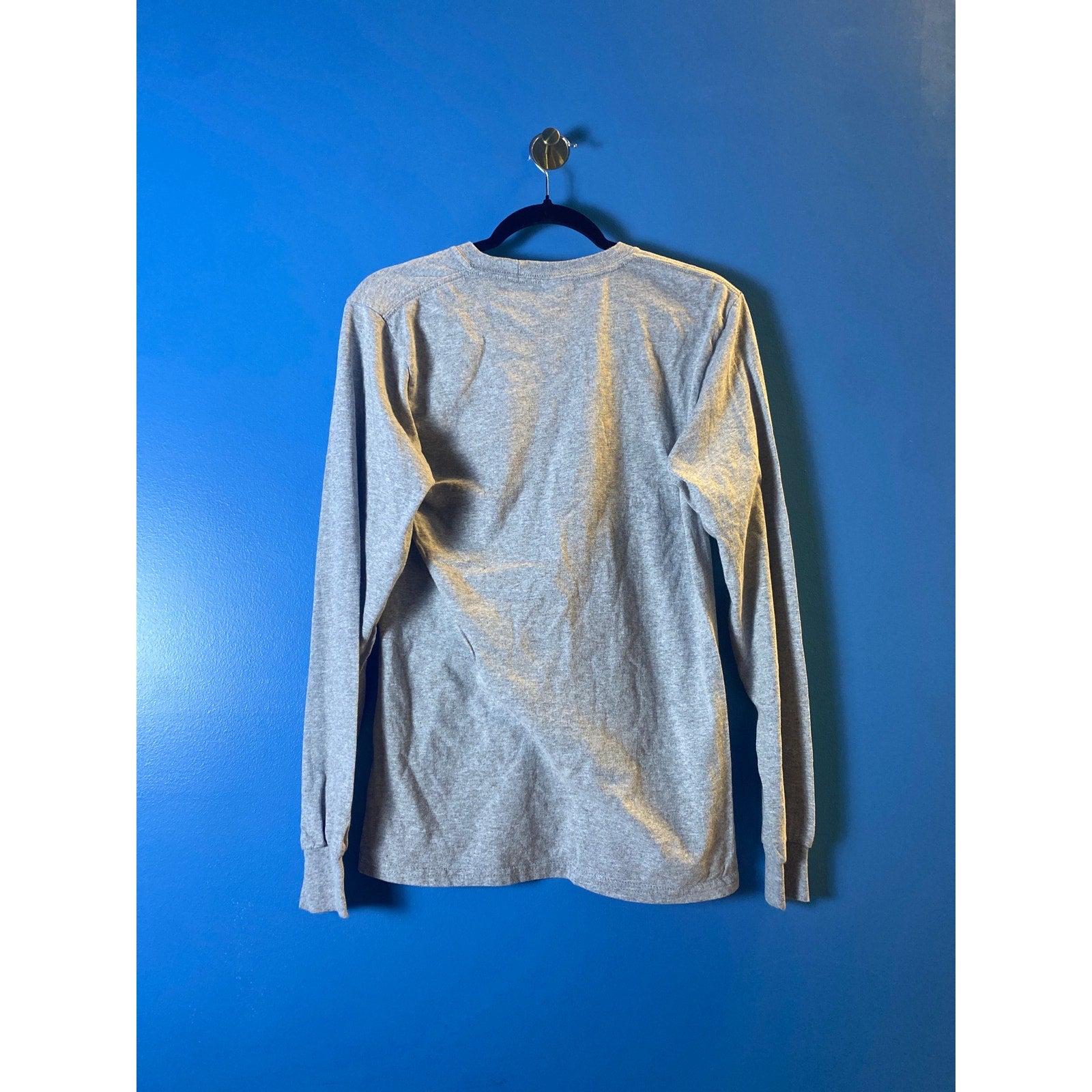 IU INDIANA HOOSIERS Gray Long Sleeve Shirt Men's Size Small