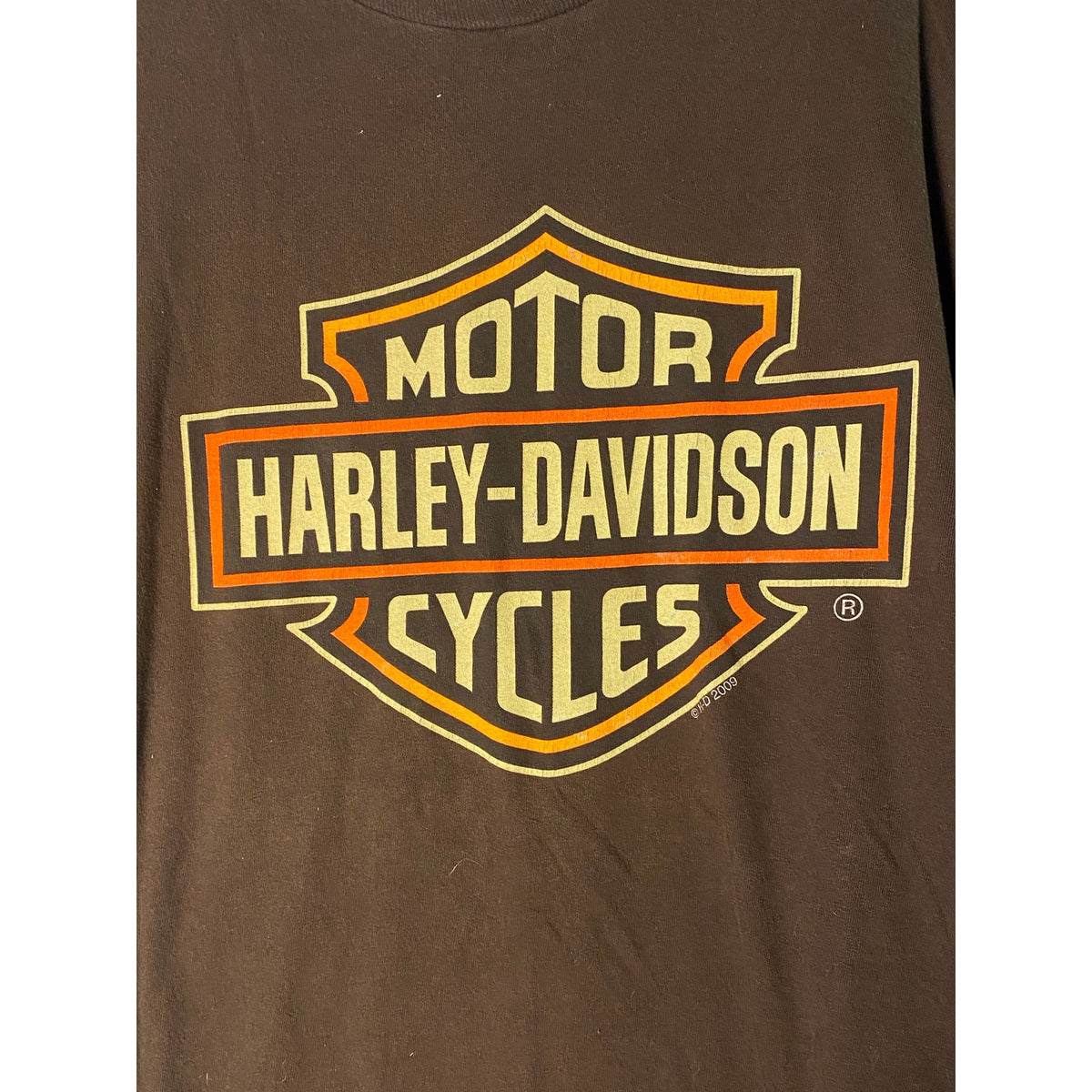 Harley Davidson Ehlerding's River City Fort Wayne, IN Brown Shirt Men's XL/2XL?